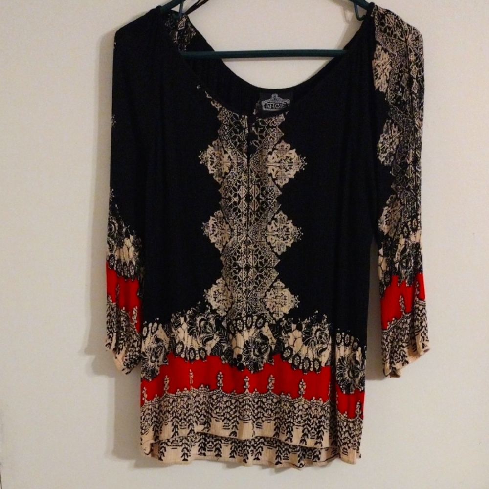 Angie 3/4 Sleeved Top Size M